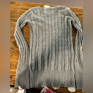 American Eagle Grey Long Sleeve Shirt